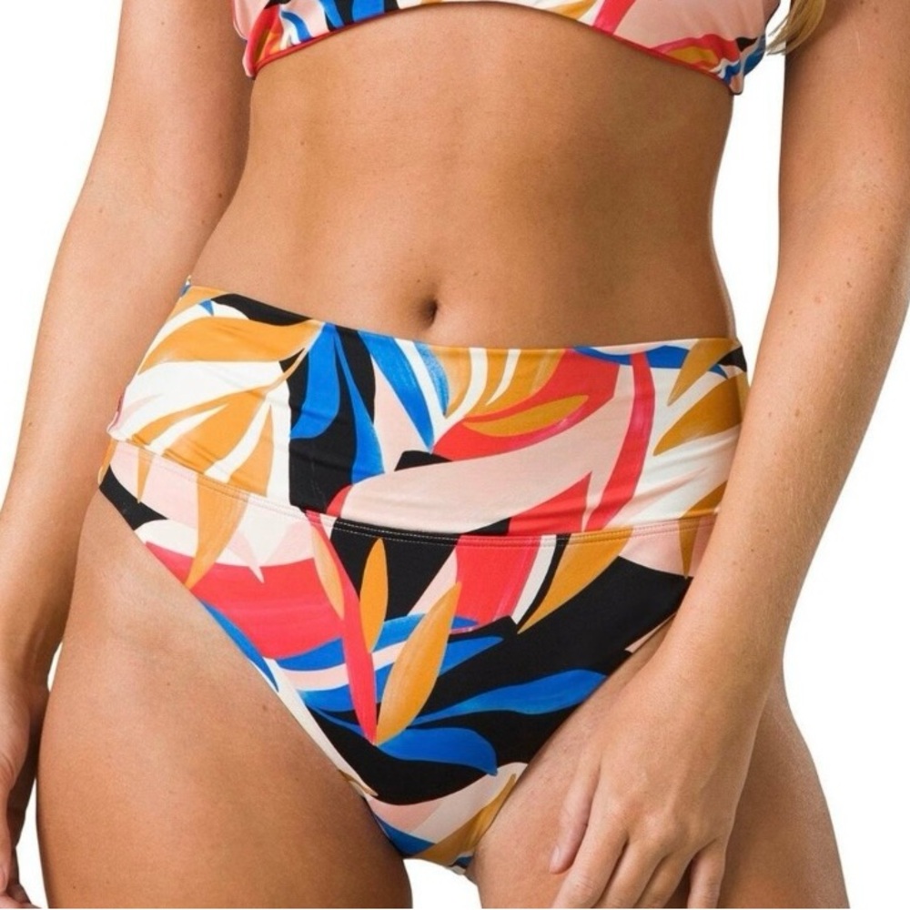 prAna Aurelia Swim bikini bottoms in Tropics
